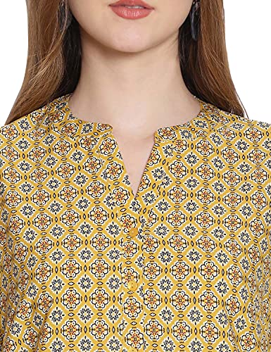 Image of oxolloxo Earthen Printed Women's Longline Top