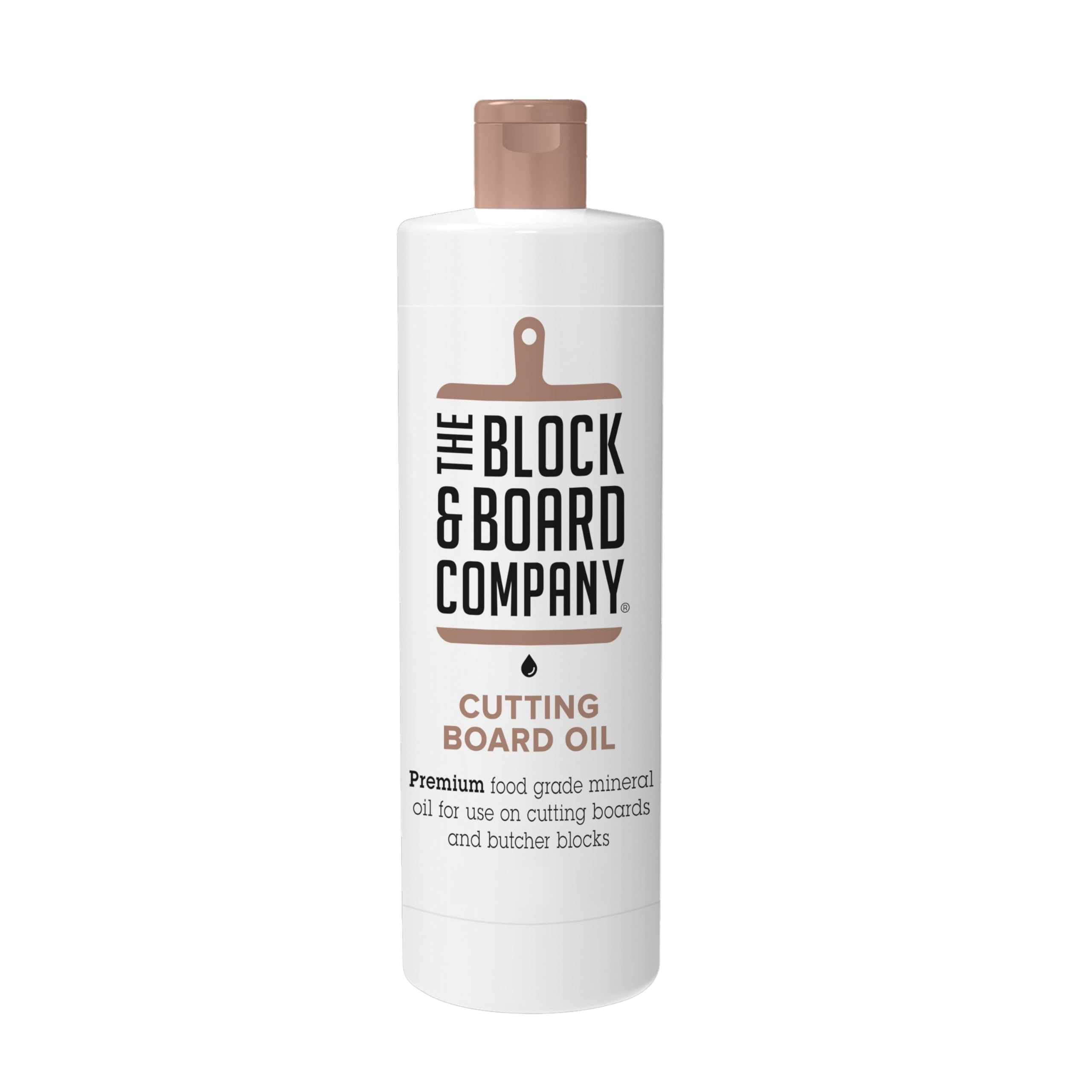 Specialist Chopping Board Oil by The Block & Board Company - Food Grade Mineral Oil for Cutting Boards and Butcher Blocks - Cleans, Seals & Hydrates - Colourless, Odourless, Tasteless 250ml
