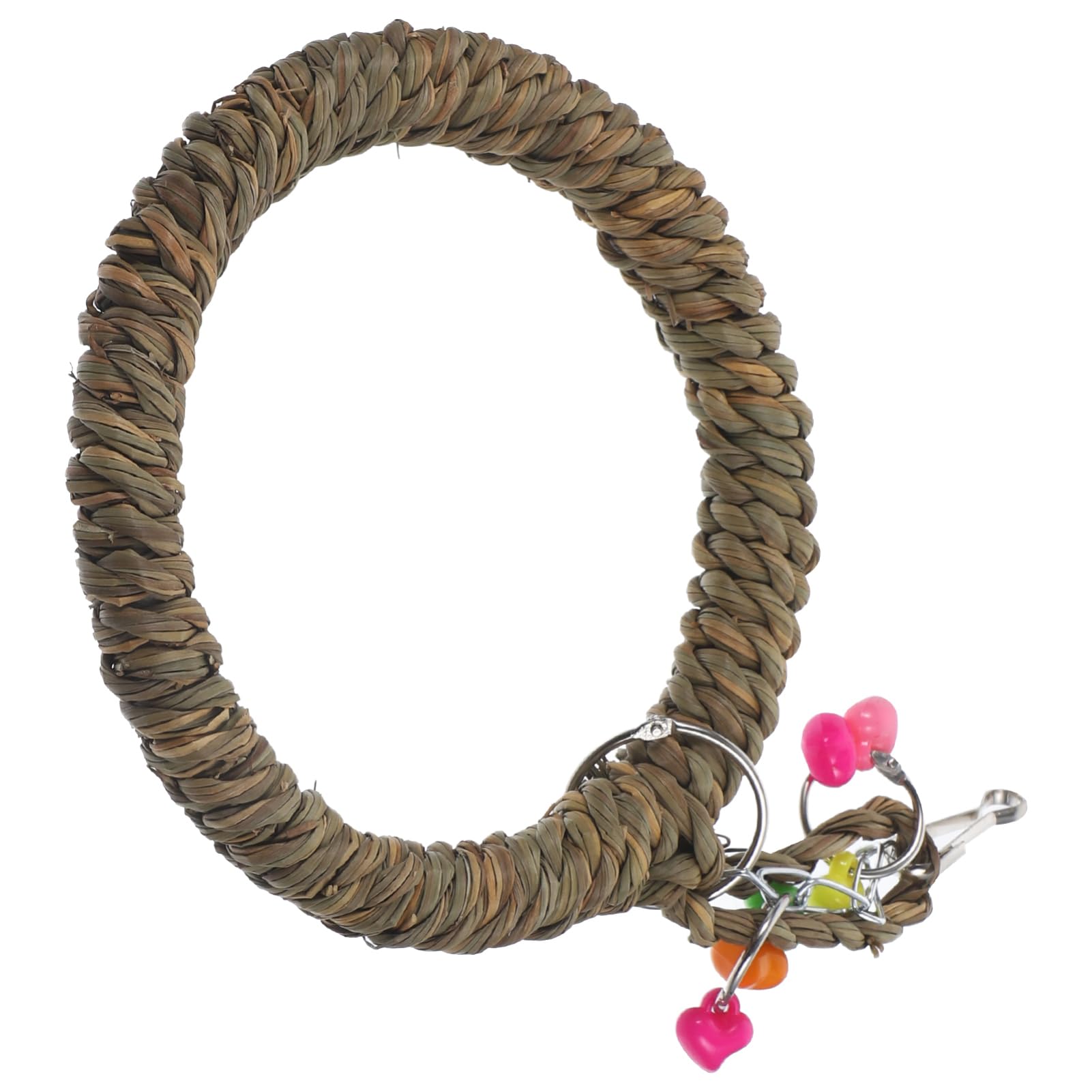 BESPORTBLE 5pezzi Altalena Decorativa Per Pappagalli Trespolo Da Appendere Per Uccelli Gioco Divertente e Resistente Per Parrocchetti e Cockatiel Accessorio Per Benessere Degli Uccelli