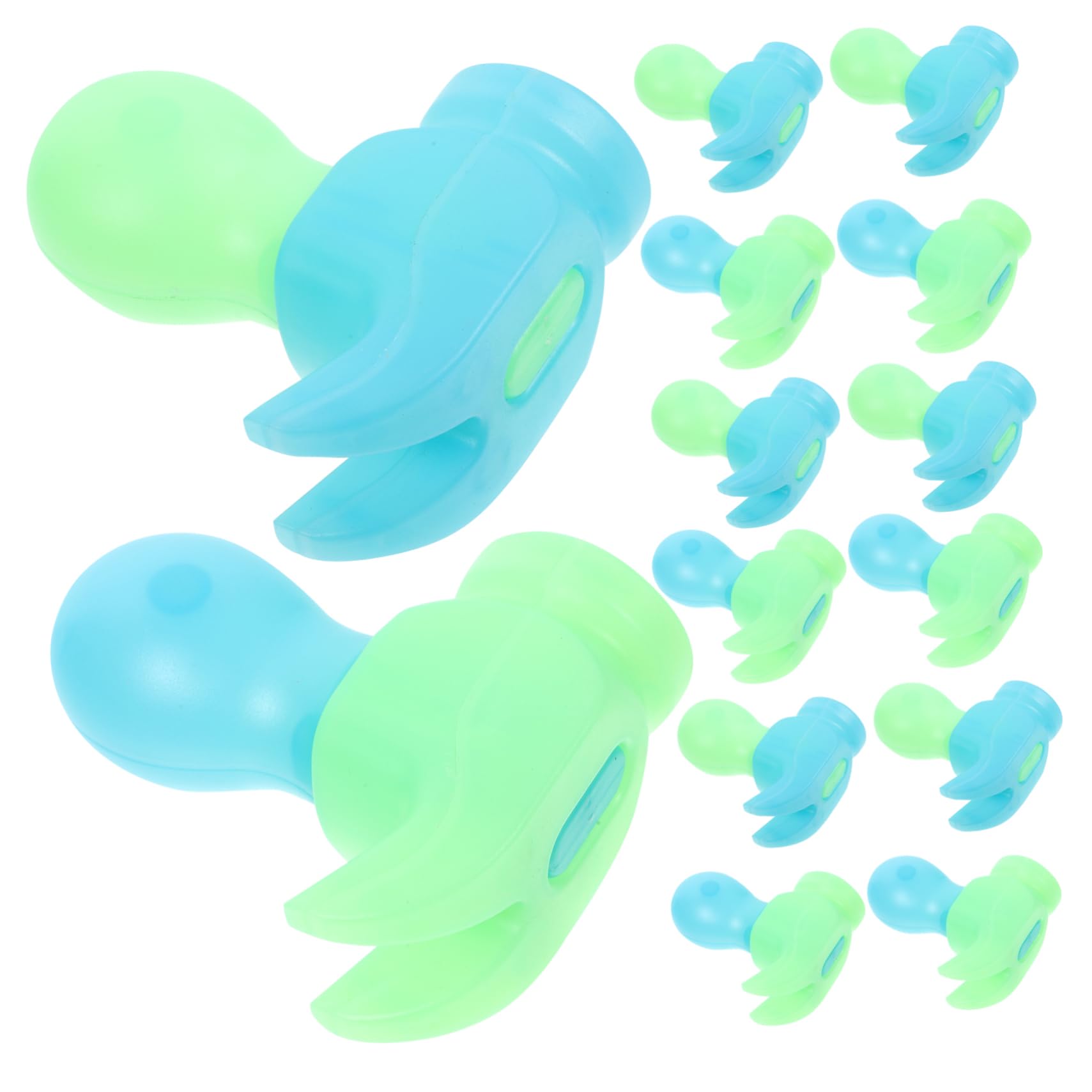FELTECHELECTR 3D Gravity Luminous Radish Hammer Toy 20pcs Boys and Girls Hammer Toy Gravity Radish Fun Boys and Girls