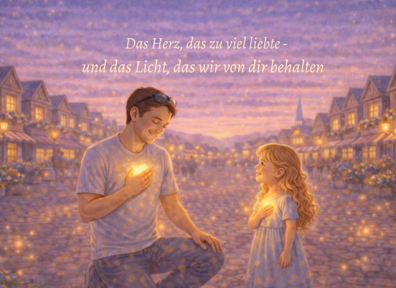 Das Herz, das zu viel liebte - und das Licht, das wir von dir behalten: Eine Geschichte über Liebe, Trauer und Erinnerungen