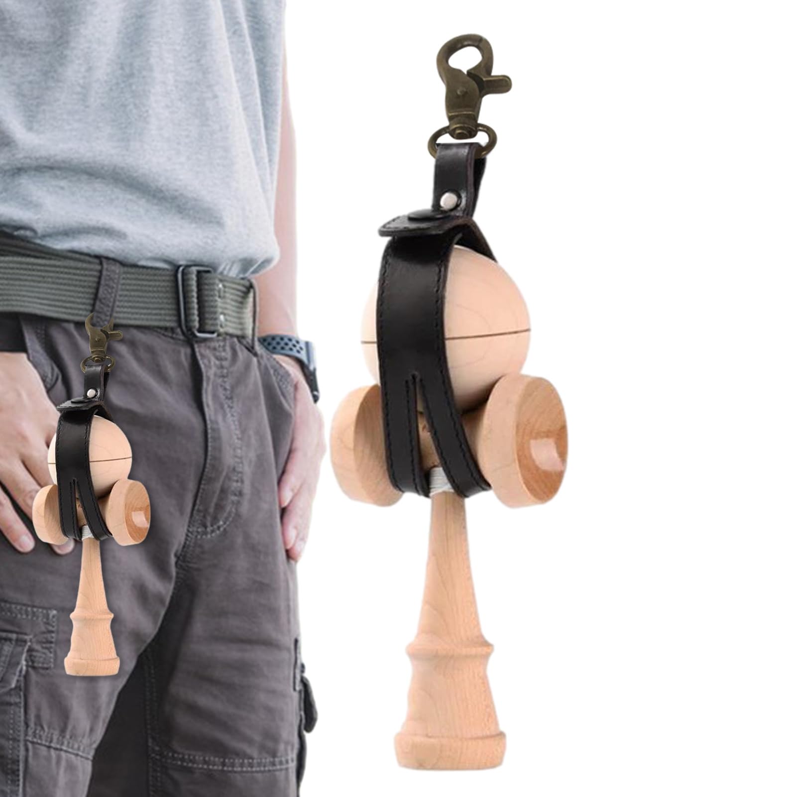 Almacenamiento Kendama, Funda Kendama pequeña | Almacenamiento de Correa para Juguete Tradicional japonés Kendama Skill,Exquisito y Compacto Almacenamiento de Correa de Juguete de coordinación