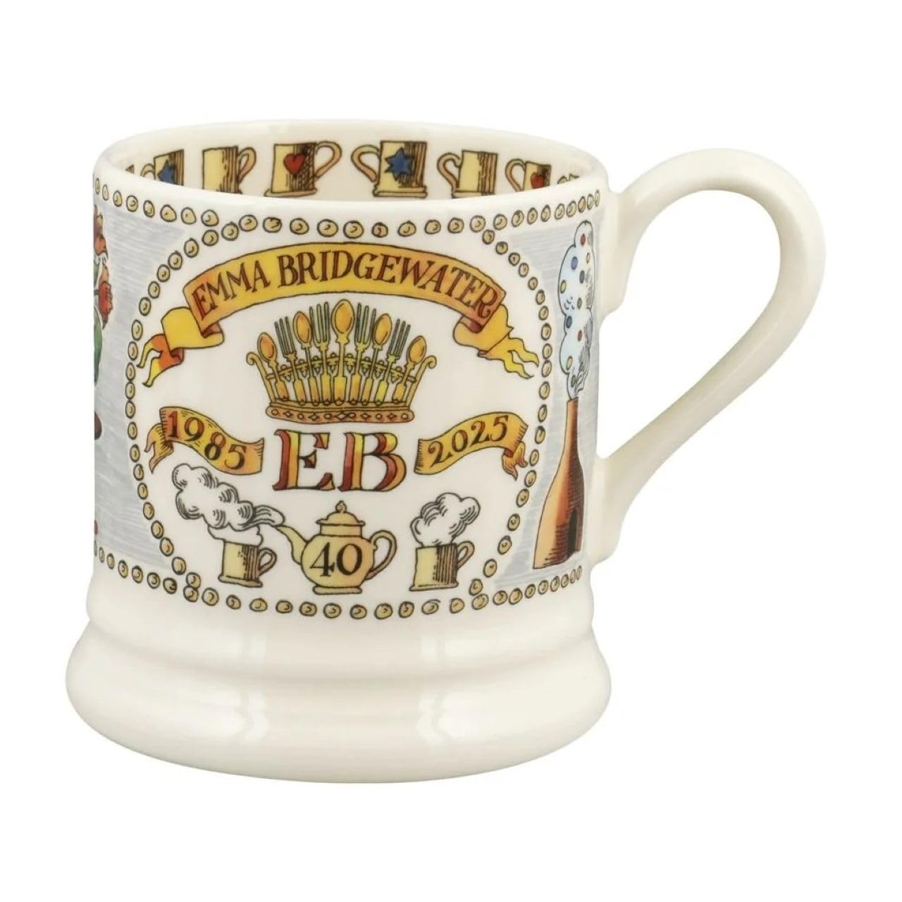 Amazon.co.jp: Emma Bridgewater 40周年記念 1/2パイントマグカップ