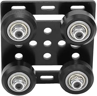 V Type Gantry, 2020 V Slot Gantry Plate, V Type Gantry Plate Black for 3D Printer Accessories Aluminum Profiles EU, Additive Manufacturing Products