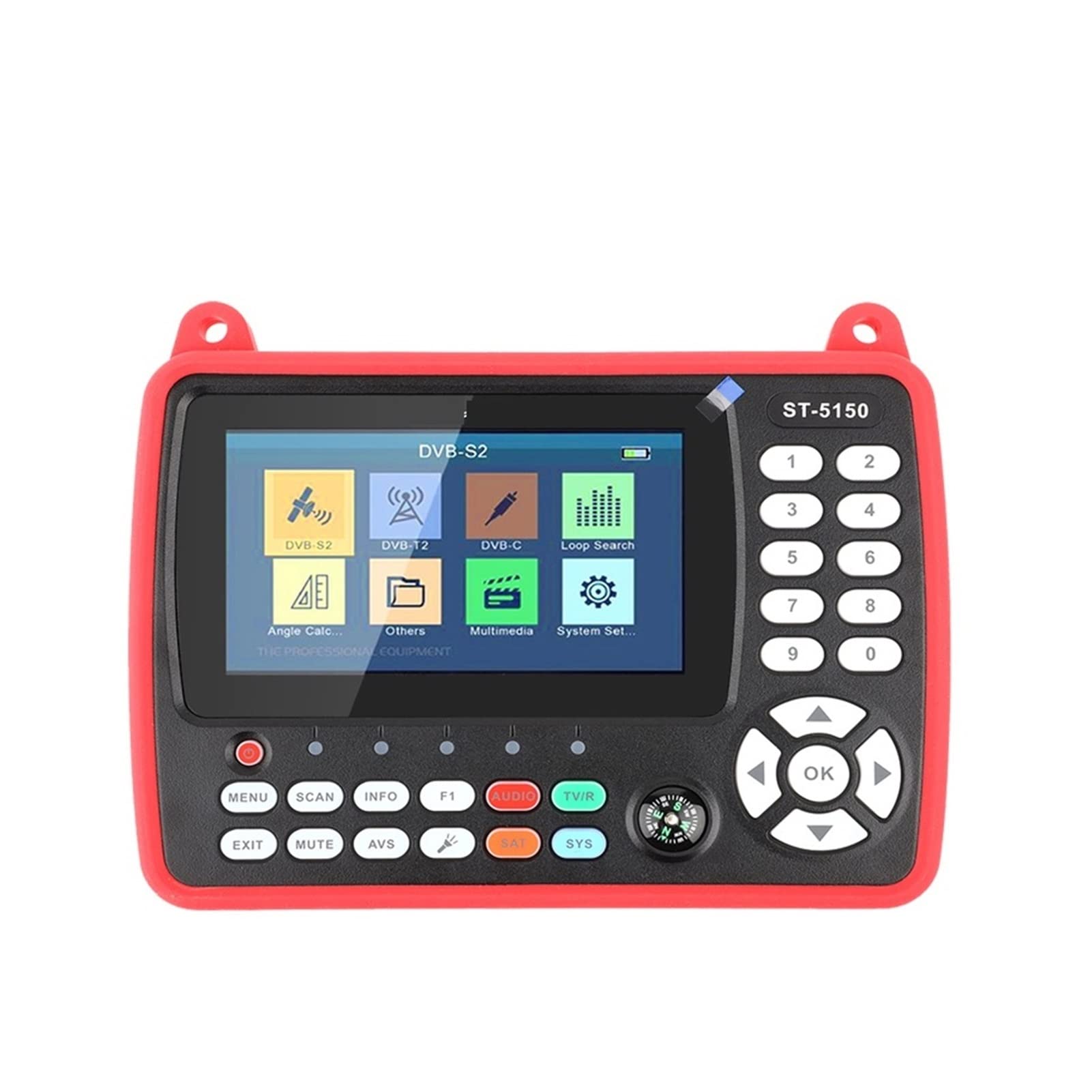 Original ST-5150 DVB-S2 / T2 C Combo HD Satélite TELEVISOR Medidor del buscador H.265 MPEG-2 MPEG-4 Mejor WS-6980 6933 6916,Serie Profesional
