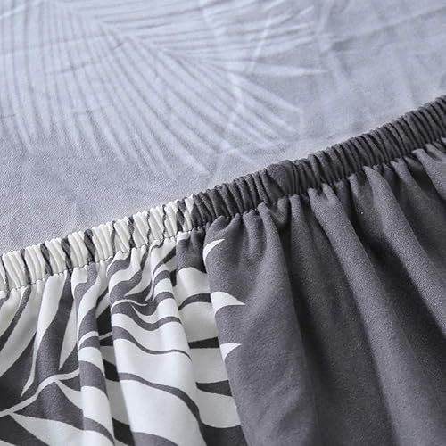 Miniatura 9 de MIFXIN Fundas para sofá seccional en forma de L, 2 piezas, fundas elásticas para sofá chaise en forma de L, protector de muebles para sala de estar