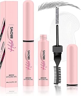 Brow Gel Eyebrow Soap Kit Brows Styling Soap, Eyebrow Gel and Brow Wax, Brows Shaping Cream Waterproof Long Lasting, Eyebrow Styling Pomade for Natural Brows