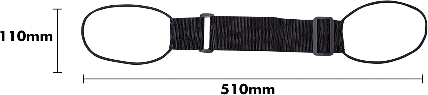 Suitcase Bag Bungee - Attaches your hand luggage to your suitcase for easy manoeuvring at the airport, Black - Image 5