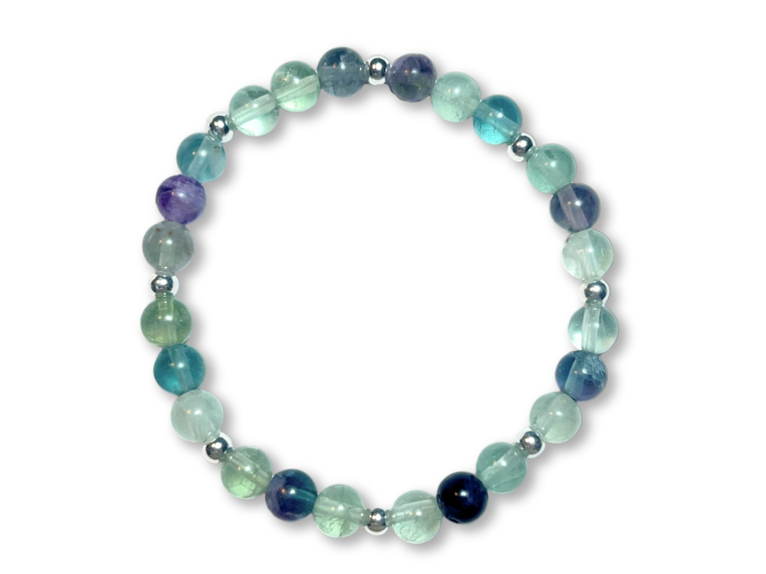 Edelsteinarmband aus Natursteinen & Edelstahlperlen 4 mm – Spirituelle Kraftsteine – Handgemachtes Geschenk für Freundin, Mama & Lieblingsmensch