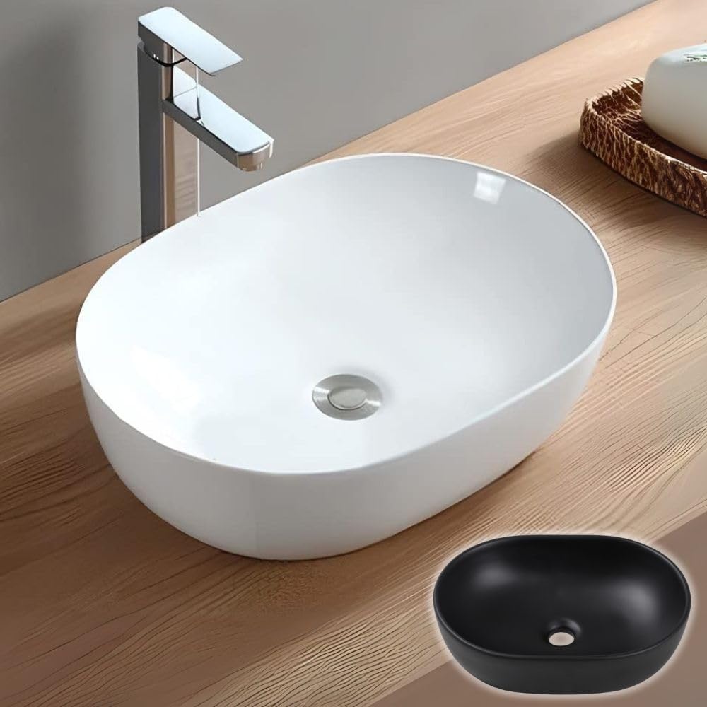 Amazon.co.jp: iimono117 洗面台ボウル 置き型【幅49.5×奥行36×高さ