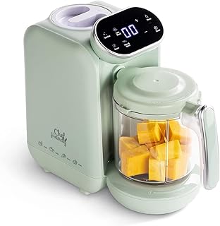 Baby Food Maker, 5 in 1 Baby Food Processor, Smart Control Multifunctional Steamer Grinder with Steam Pot, Auto Cooking & Grinding, Baby Food Warmer Mills Machine