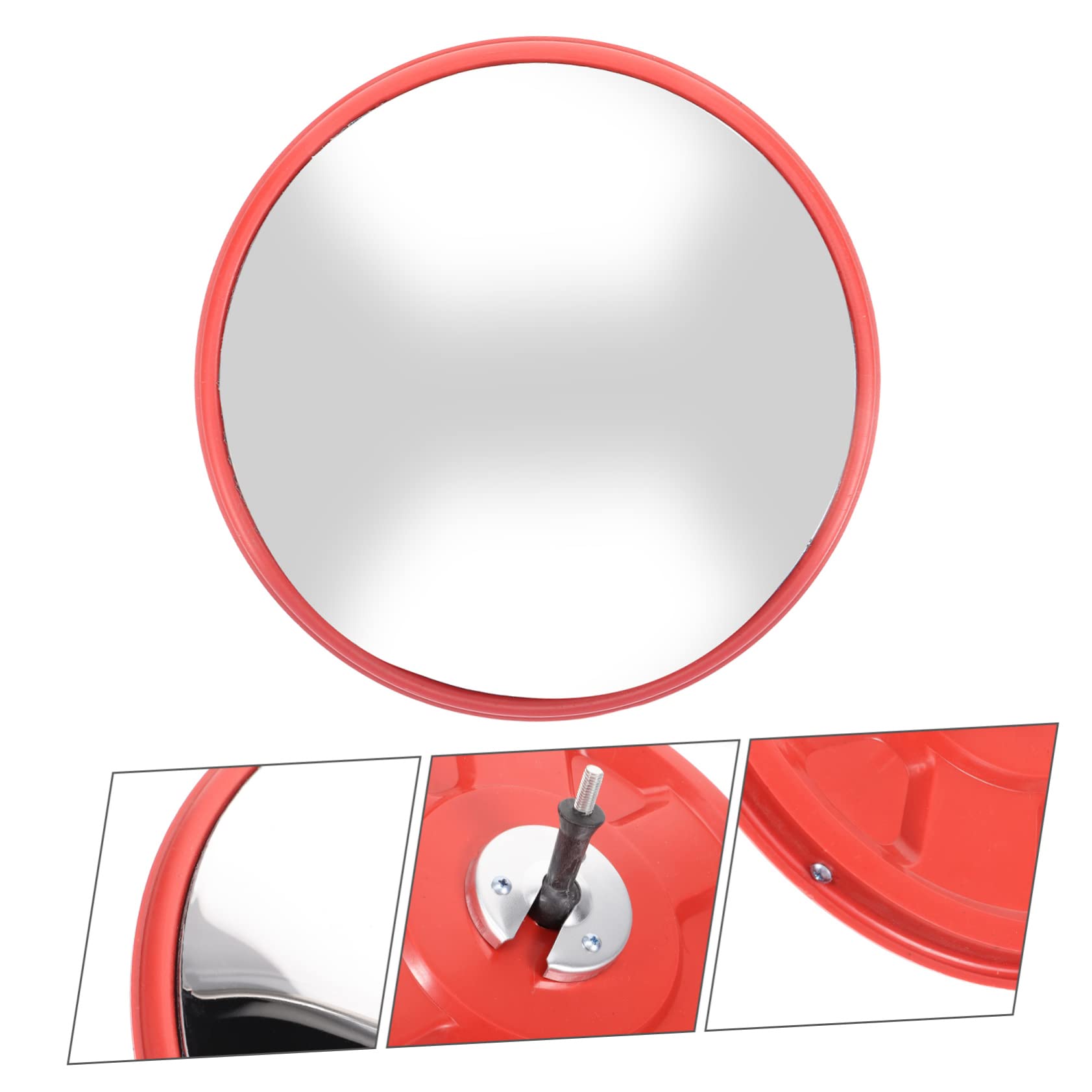 Mikikit Miroir Convexe Pour Sécurité Intérieure Miroir De Signalisation Pour Allée Pour Coin De Rue