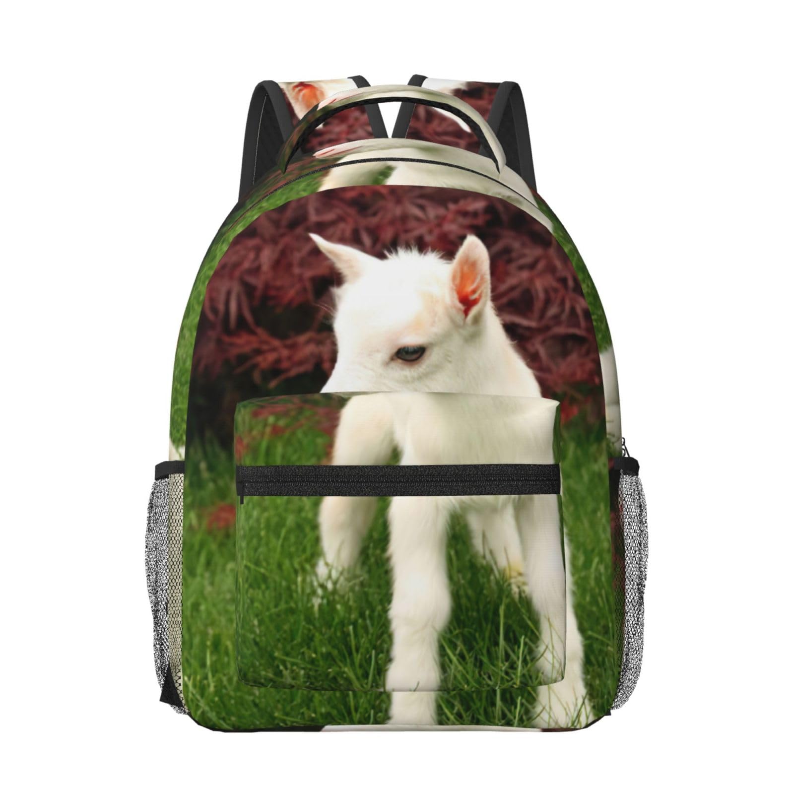 Sac à dos imprimé chèvre EdWal original avec grand compartiment ordinateur - 6
