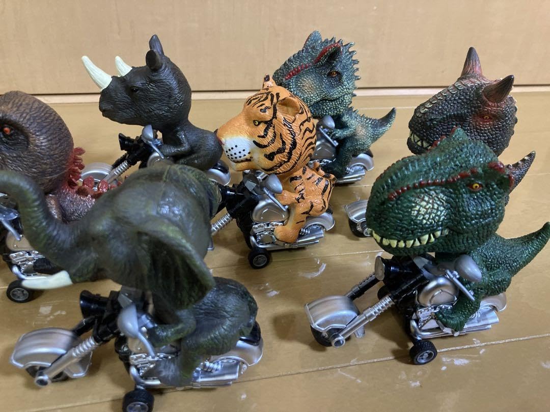 Amazon.co.jp: 8種セット ドタマニマル 弩頭動物 ワイルドライダーズ