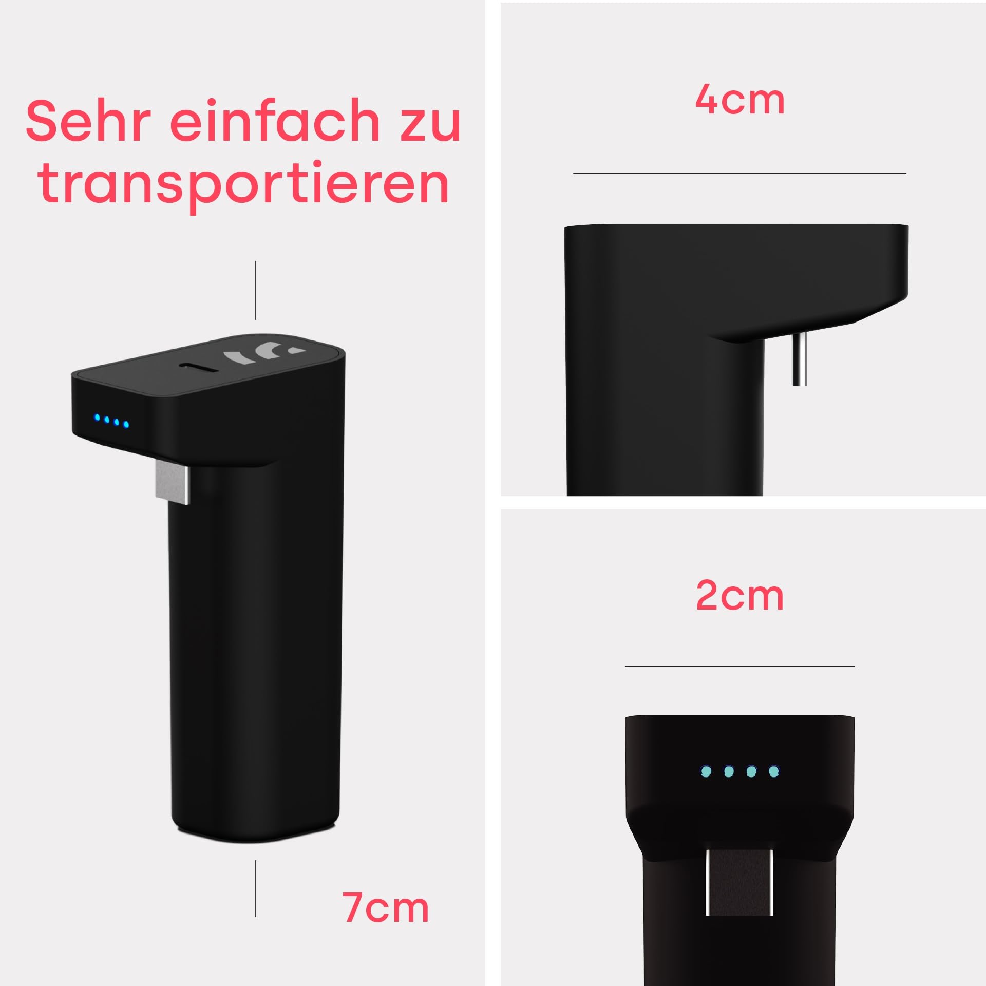 Remotto Battery – Ladegerät für PS4-Controller kabellos – tragbarer Akku für DualShock Spielen während des Ladevorgangs – Lange Akkulaufzeit + 12 Stunden Akkulaufzeit – Zubehör PS4