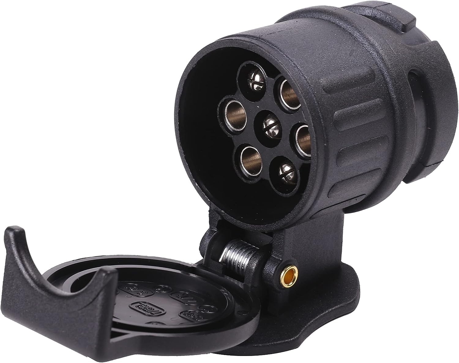 NALACAL 13 Pin to 7 Pin Caravan Adapter for Trailers, Electric Towing Adaptor 13 Pin Trailer Plug Socket 13 to 7 Pin Tow Connector Adaptor for Caravan Trailers Electric Adapter 13 Pin To 7 Pin Adapter