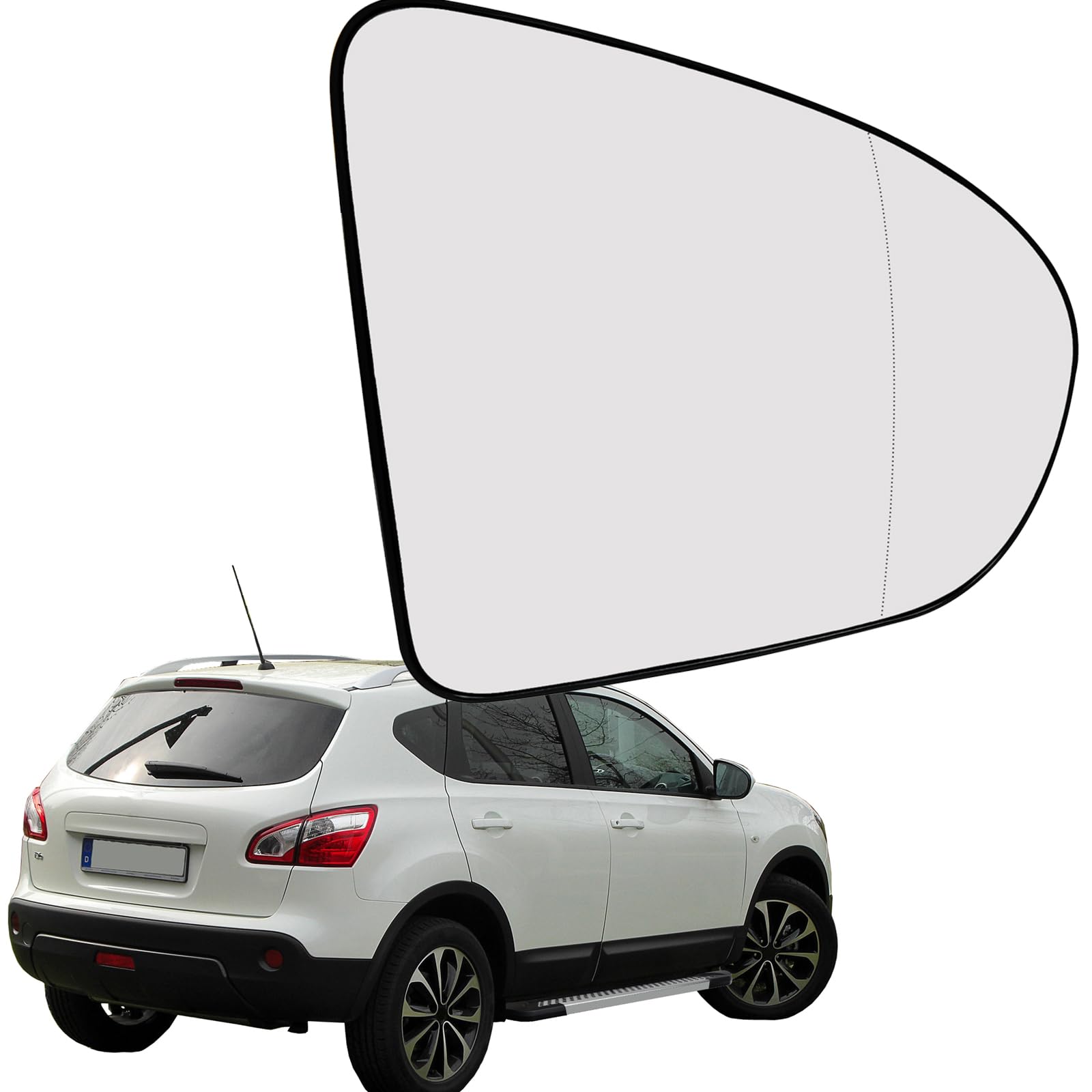 Espejo retrovisor derecho calefeito para Nissan Qashqai J10 2007-2013