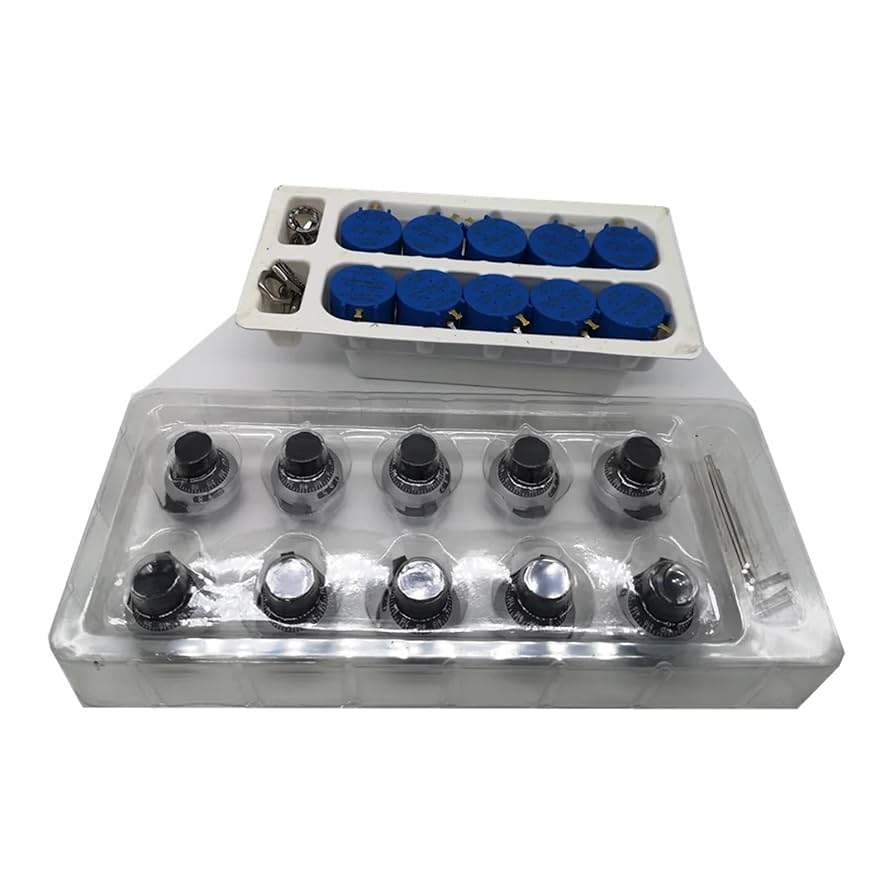 Potenziometro Ceramico Multigiro 3296W - Resistore Variabile Di - Foto 8