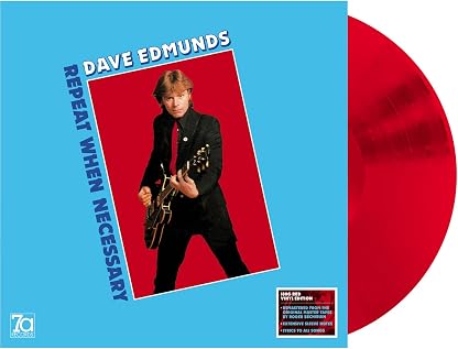 Repeat When Necessary - 180gm Red Vinyl [Import] (180 Gram Vinyl, Colored Vinyl, Red, United Kingdom - Import) por Dave Edmunds, capa do álbum