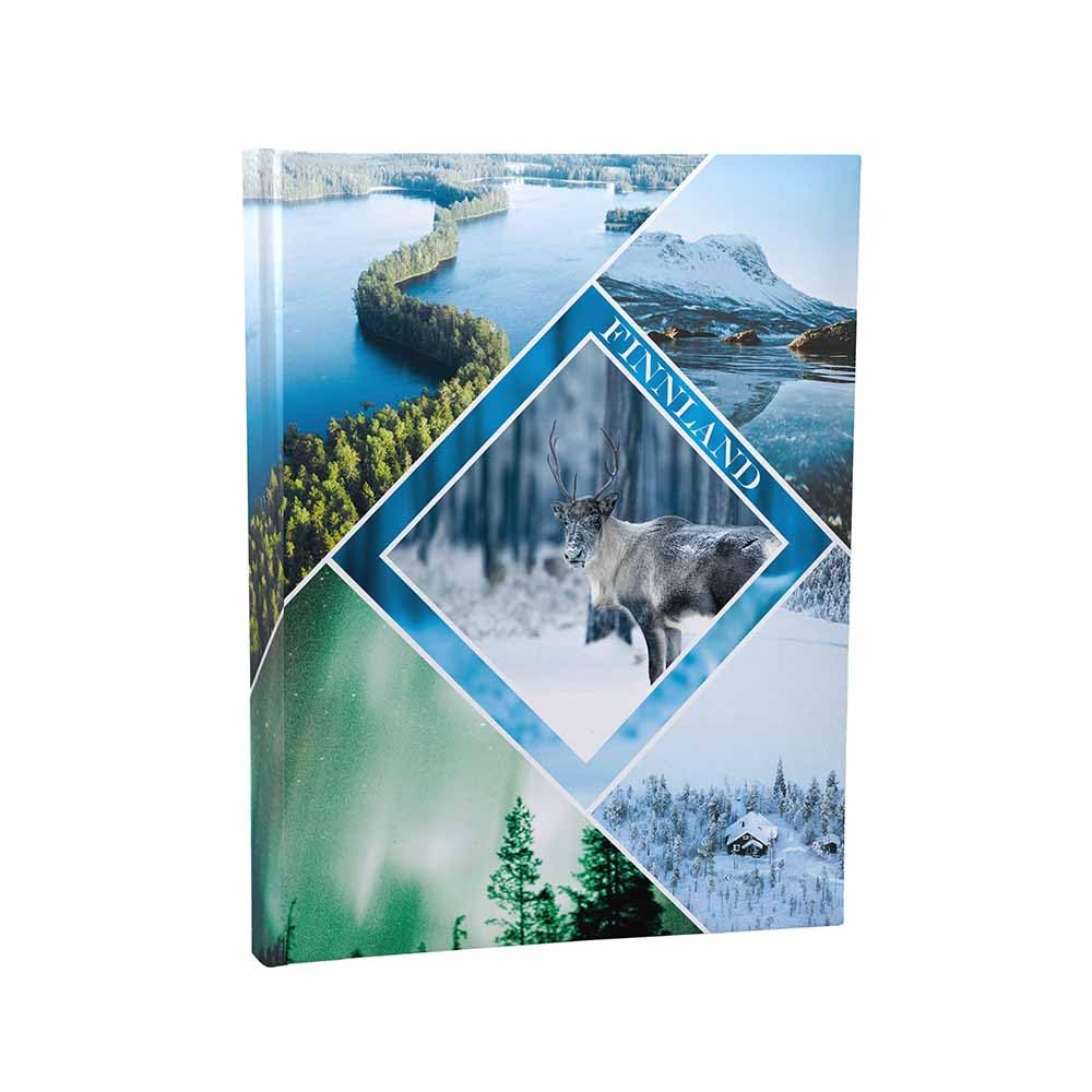 Urlaubsfotoalbum: Finnland, Fototasche für Fotos, Taschen-Fotohalter für lose Blätter, Urlaub Finnland, Handgemachte Fotoalbum (10x15 | für 300 Fotos)
