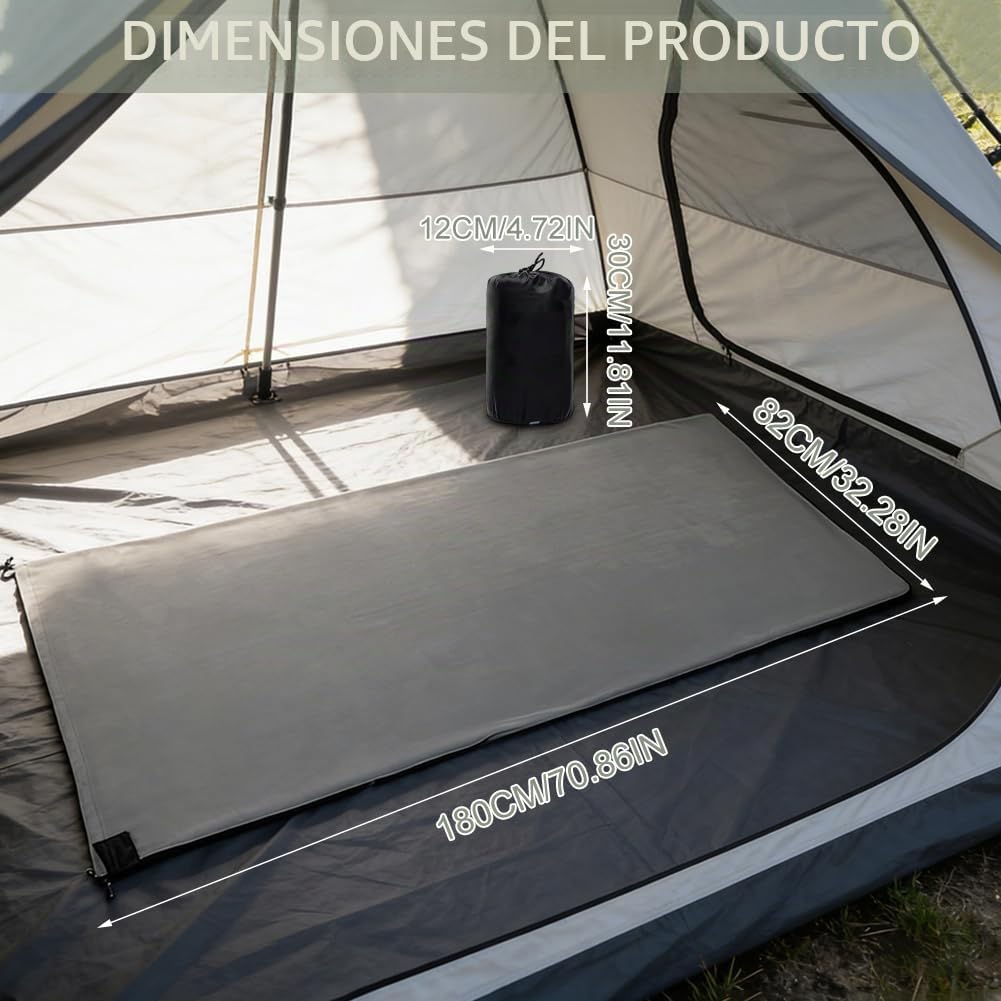 Saco de dormir para cabaña de algodón y ultraligero – 180 x 80 cm saco de dormir compacto de forro polar interior, saco de dormir ligero para camping, senderismo, hostal y al aire libre