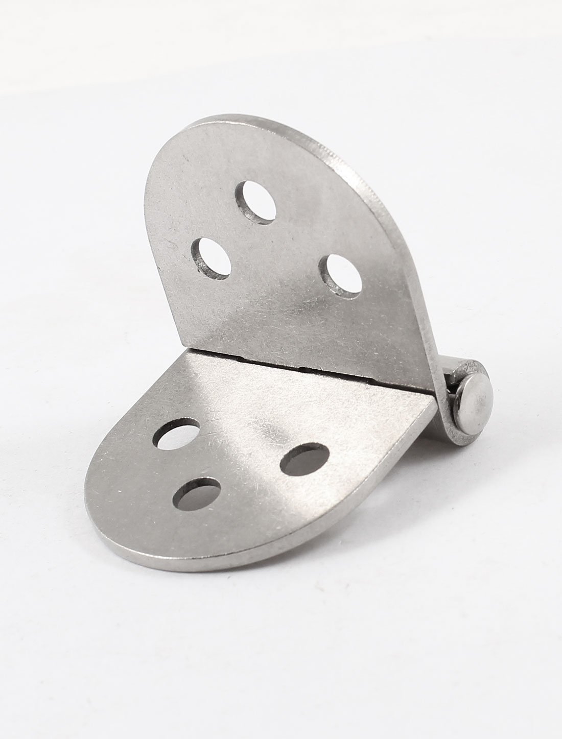 Aexit Silver Tone Clothes Hangers Stainless Steel Foldable Rotary Closet Cabinet Children's Clothes Hangers Door Hinges