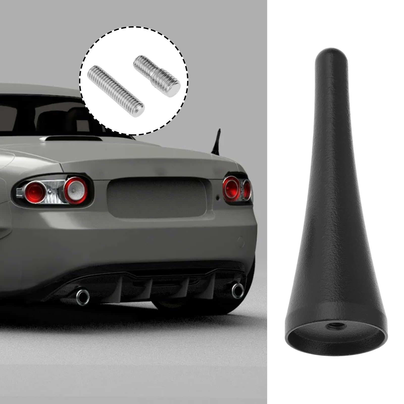 Antenna radio da 3,8 pollici in lega di alluminio compatibile con Mazda MX-5 Miata 06-22