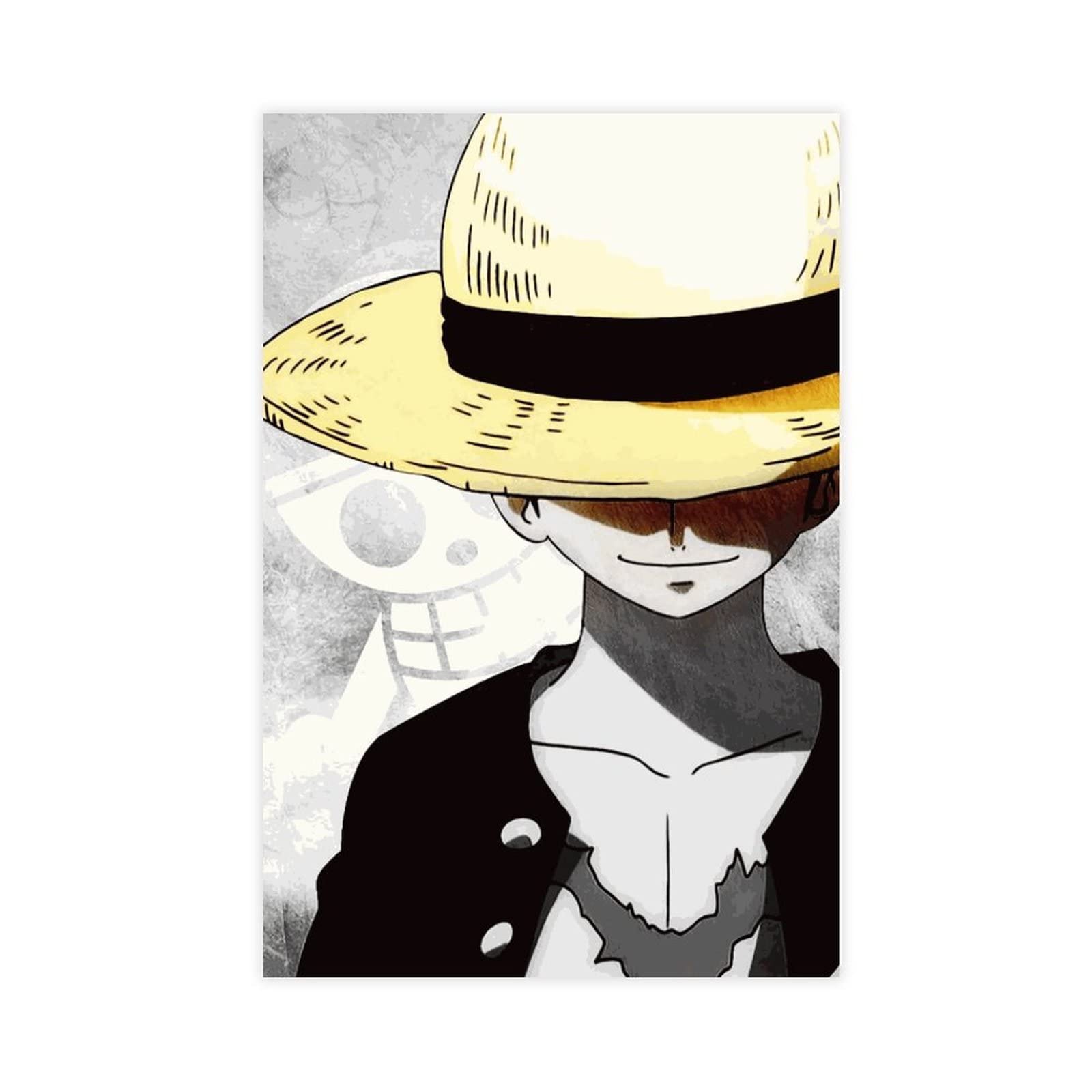 Poster Toile One Piece Strong World - Décoration Murale Épique Sans Cadre 30x45 Cm - Style Manga Fan Art