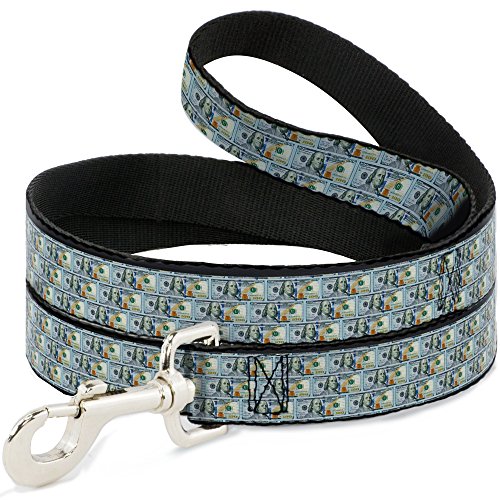 Laisse Buckle Down 100 Dollar Bill en nylon imprimé haute densité