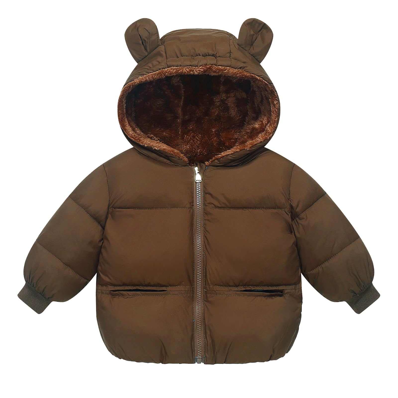 Toddler Baby Boys Girls Winter Jackets Light Infant Padded Coats