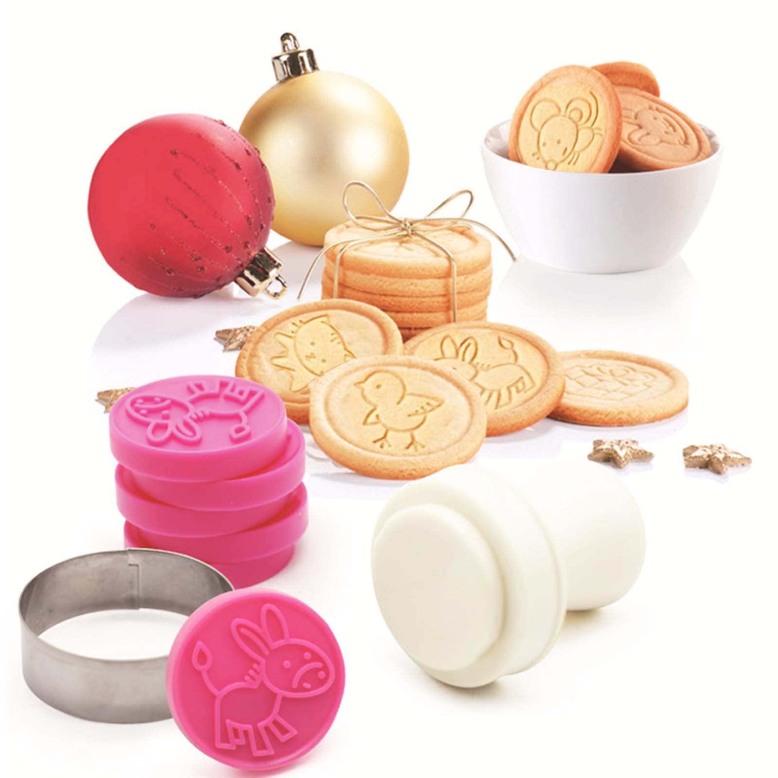 Tescoma Timbro Per Biscotti Delicia - 6 Decori Geometrici Intercambiabili - Foto 11