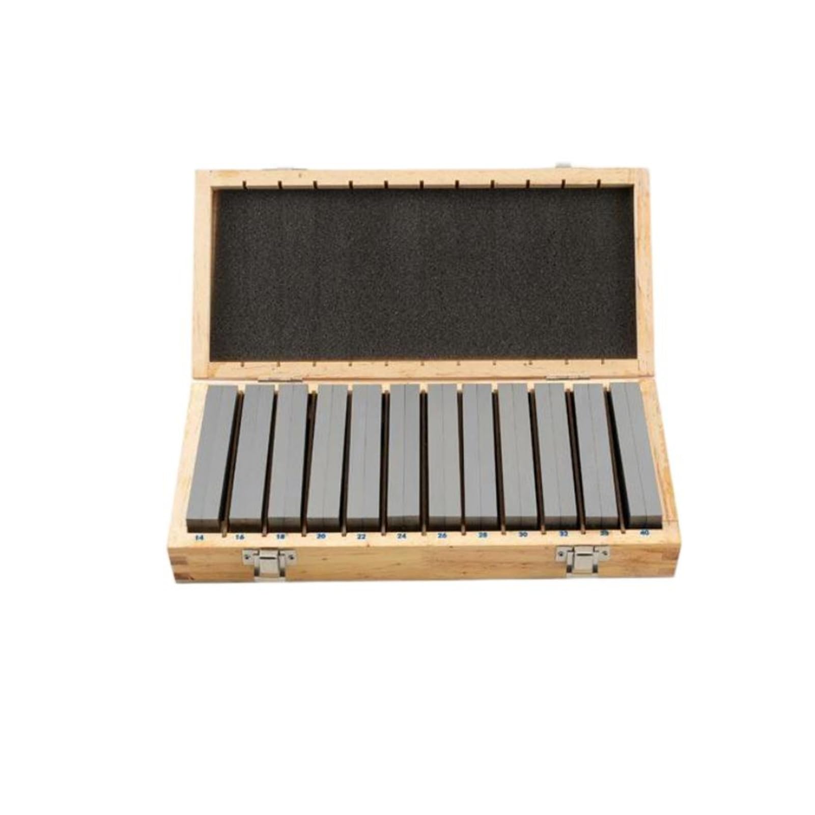 10 * 120 * 14-40mm 24 Uds 12 pares de almohadillas paralelas bloque calibre CNC juego fresado acero aleación para metrología profesional