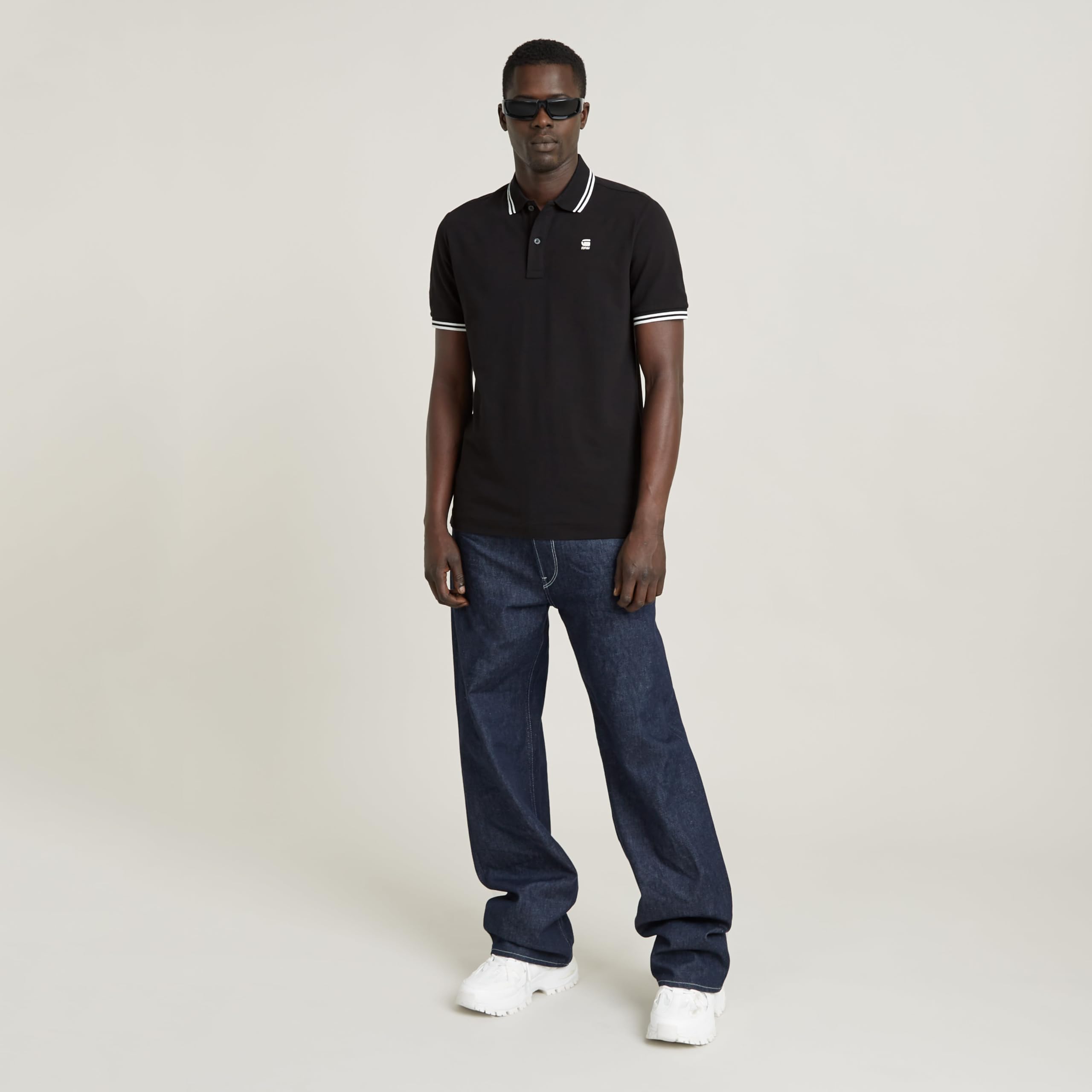 G-STAR Dunda Slim Stripe Polo Polos Hombre (Pack de 1)