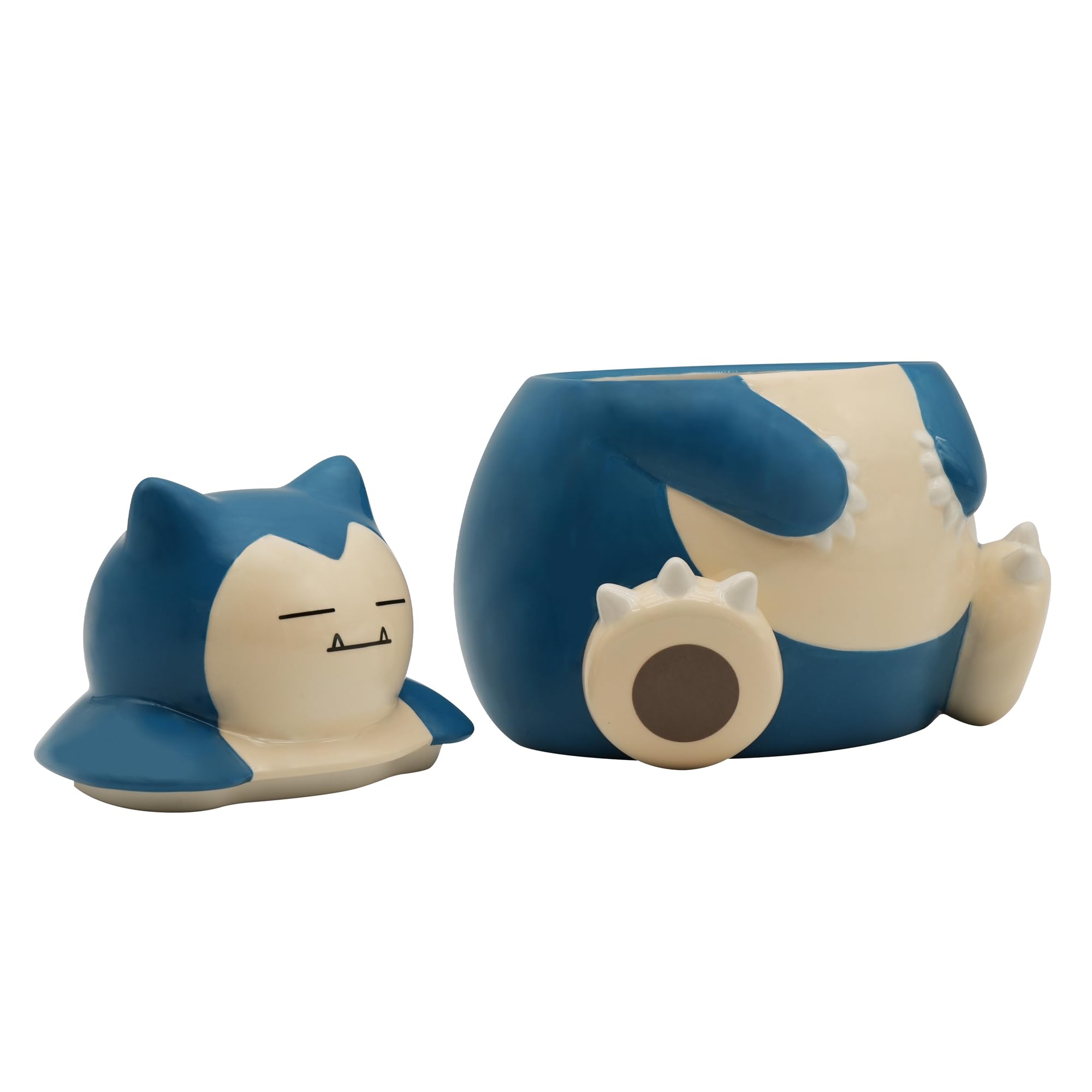 ABYSTYLE Pokémon Snorlax - Barattolo per biscotti in ceramica, 18 x 13,5 x 15,5 cm, decorazione per la cucina, contenitore ermetico per alimenti
