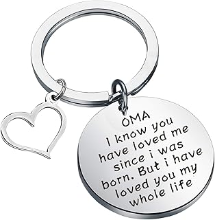 Oma Keychain Grandmother Gifts Oma Gifts for Grandma Grandmother Keychain Gifts for Oma from Grandson