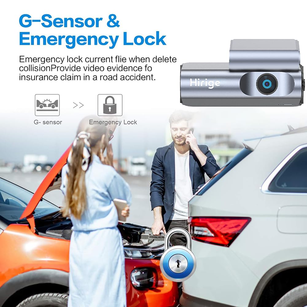 M4 Dashcam 4K Front 123° WiFi App Control Nachtsicht G-Sensor Loop Recording