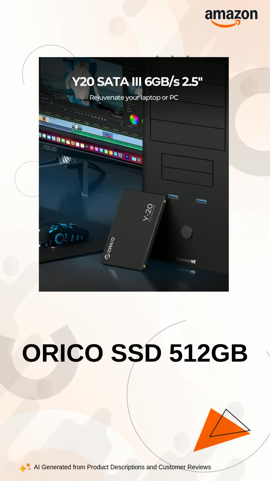 ORICO Y-20 2TB 内蔵SSD 2.5インチ SATA III 未開封 Amazon.in: Buy ORICO NAND SSD Solid State Drive- 2.5 Inch - SATA