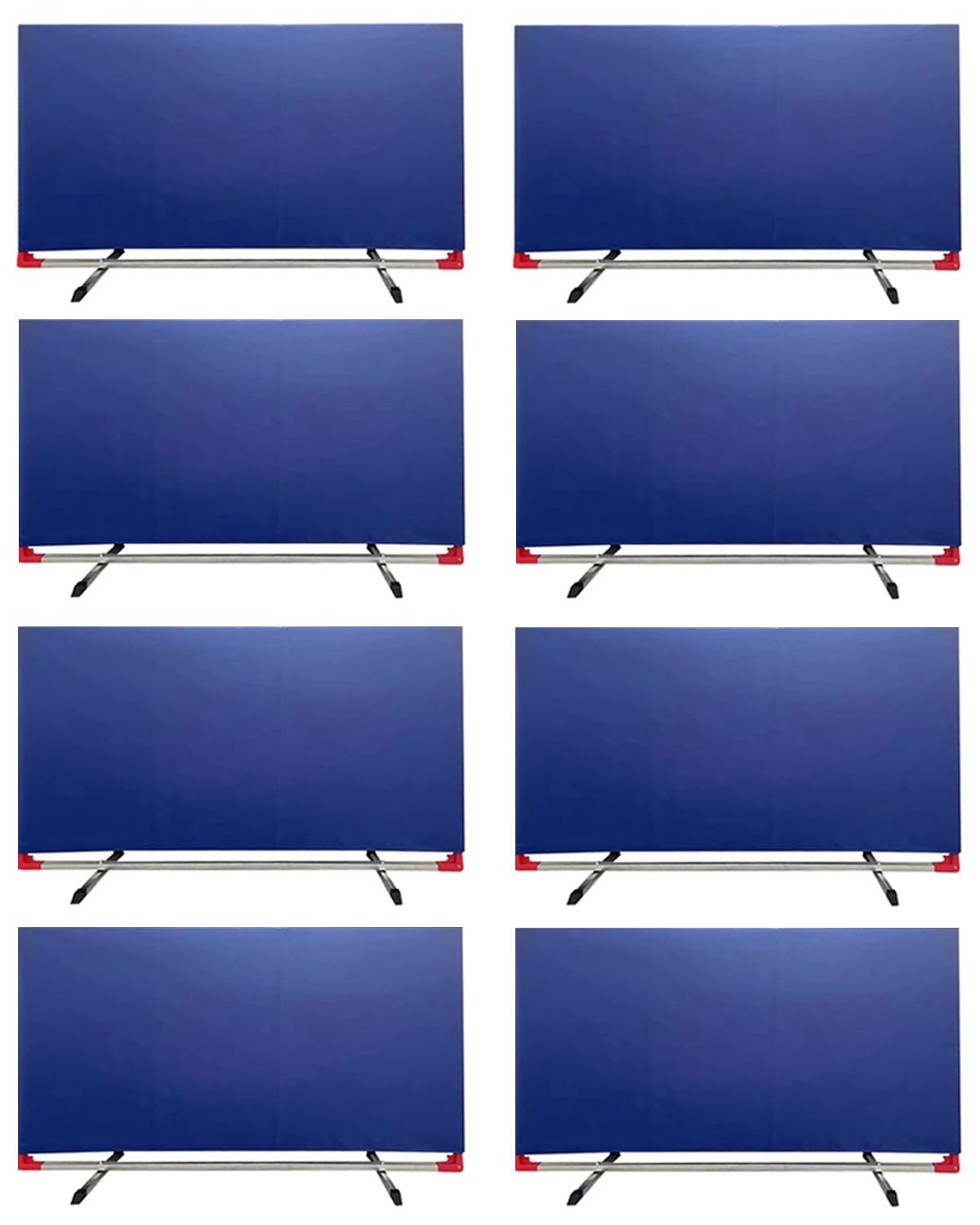 Osłona do Ping-ponga Zestaw Barierek Prywatności do Treningu Tenisa Stołowego, Ekran Dzielący Boisko Sportowe do Studia, Szpitala, Barierka Ochronna do Ping-ponga, Łatwy Montaż(8Pcs)