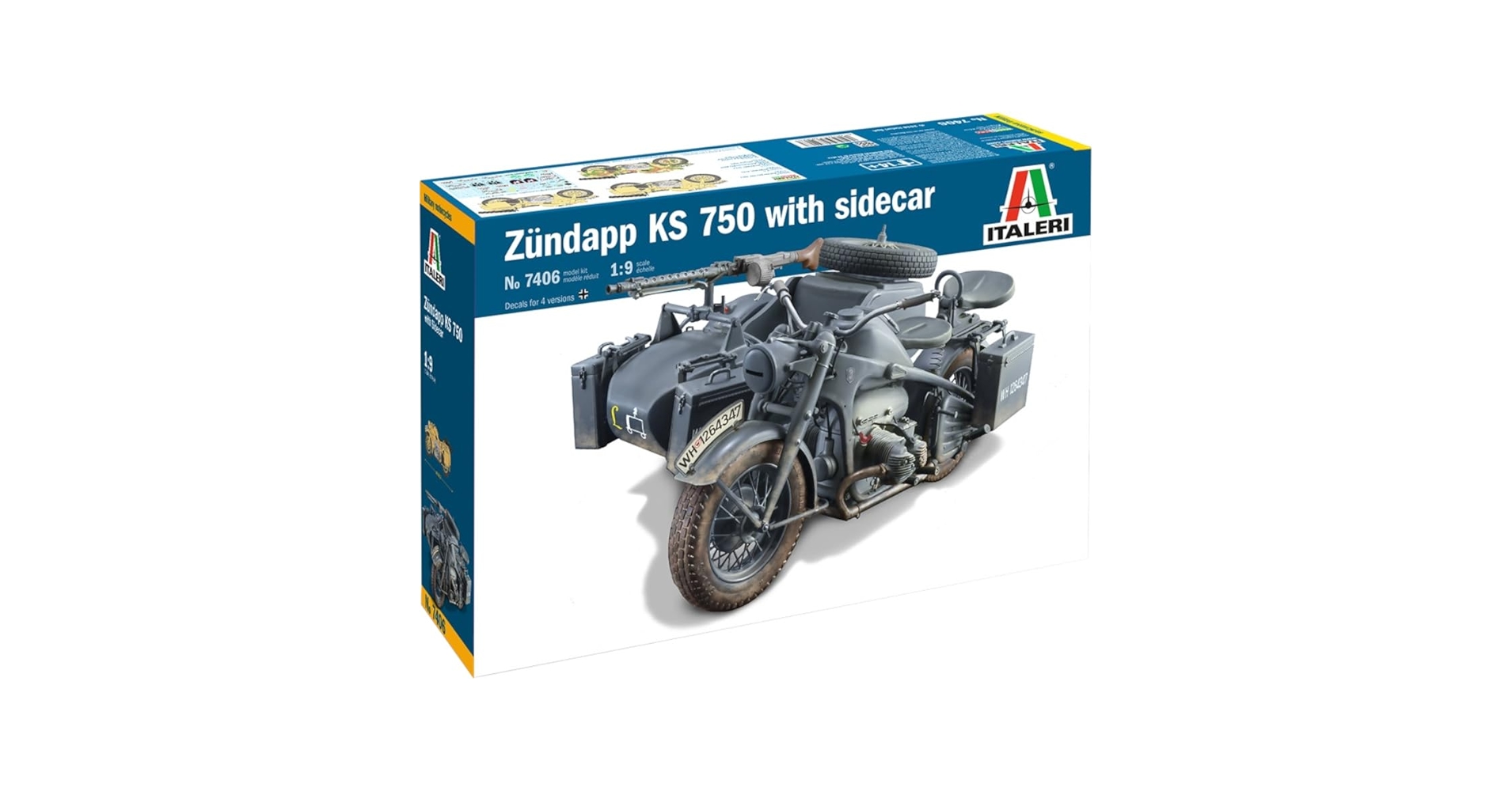 Amazon | プラッツ イタレリ 1/9 WW2 ドイツ ツェンダップ KS750
