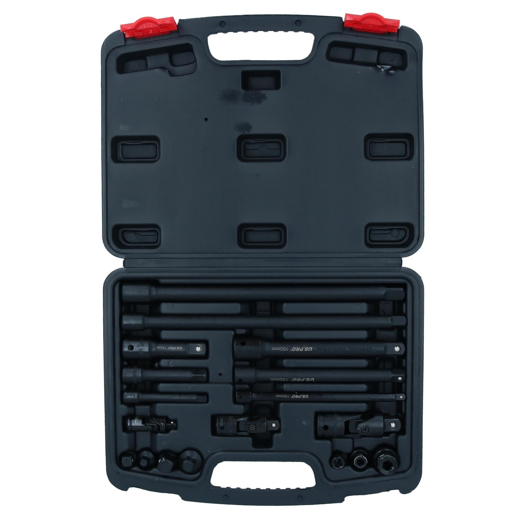 18pc Impact Socket adattatore e kit di accessori estensioni UJ's Bits Mixed Drive