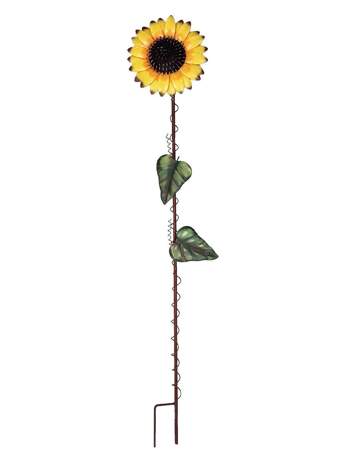 Metal Sunflower Garden Stake Large Flower Patio Lawn Yard Stake Decor Outdoor Decor Sunflower Lawn Decoration 39 Inch