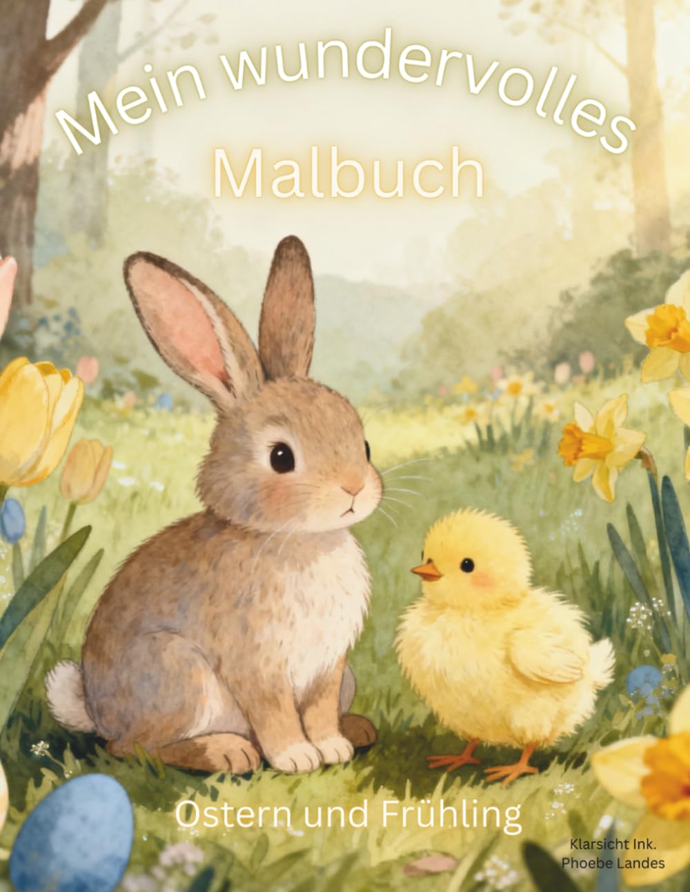 Mein wundervolles Malbuch: Ostern und Frühling