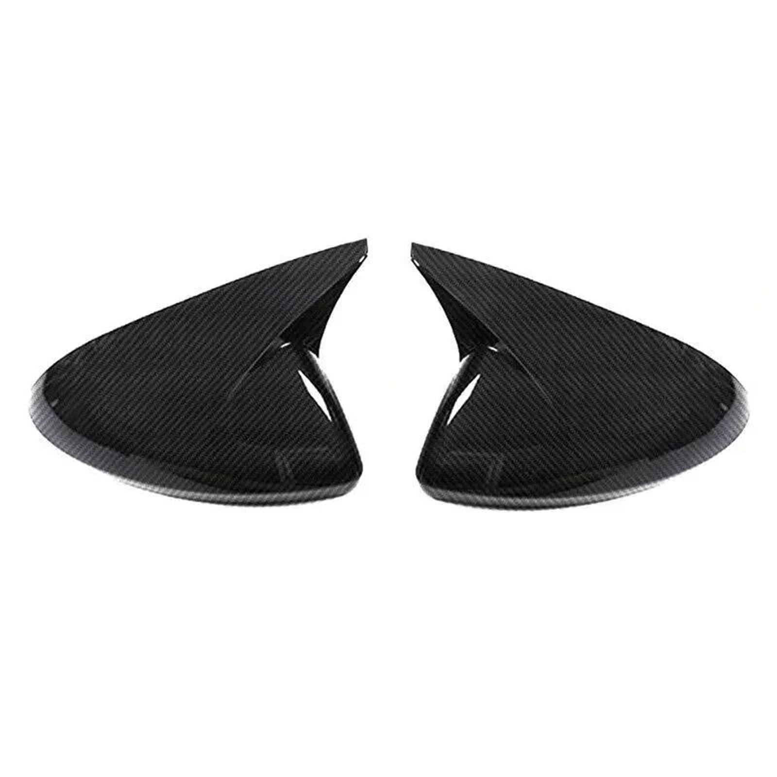 Atgcbcauf Carbon Car Rearview Side Mirror Cover Wing Cap Sticker Exterior Door Trim For Buick For Regal 2017-2021 Car Wing Mirror Covers(Carbon)