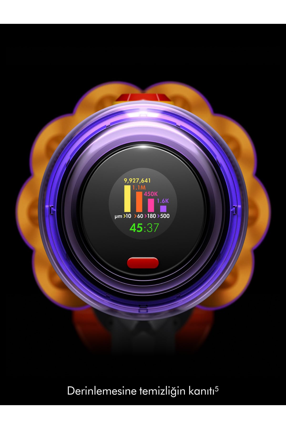 Dyson V12 Slim Detect Absolute 2026 Aspirapolvere verticale, 0,35 l, autonomia di 60 minuti, 3 modalità di aspirazione, giallo/nichel