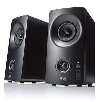 SANWA 木製Bluetoothスピーカー　新品 Amazon.co.jp: Sanwa Direct 400-SP091 PC Speaker, 3-Way