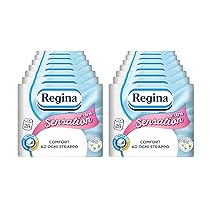 Regina Sensation Extra – 56 Rotoli di Carta Igienica, 170 Soffici Fogli a 4 Veli, Comfort ad Ogni Strappo, Confezione con il 60% di Plastica Riciclata, Carta 100% Certificata FSC