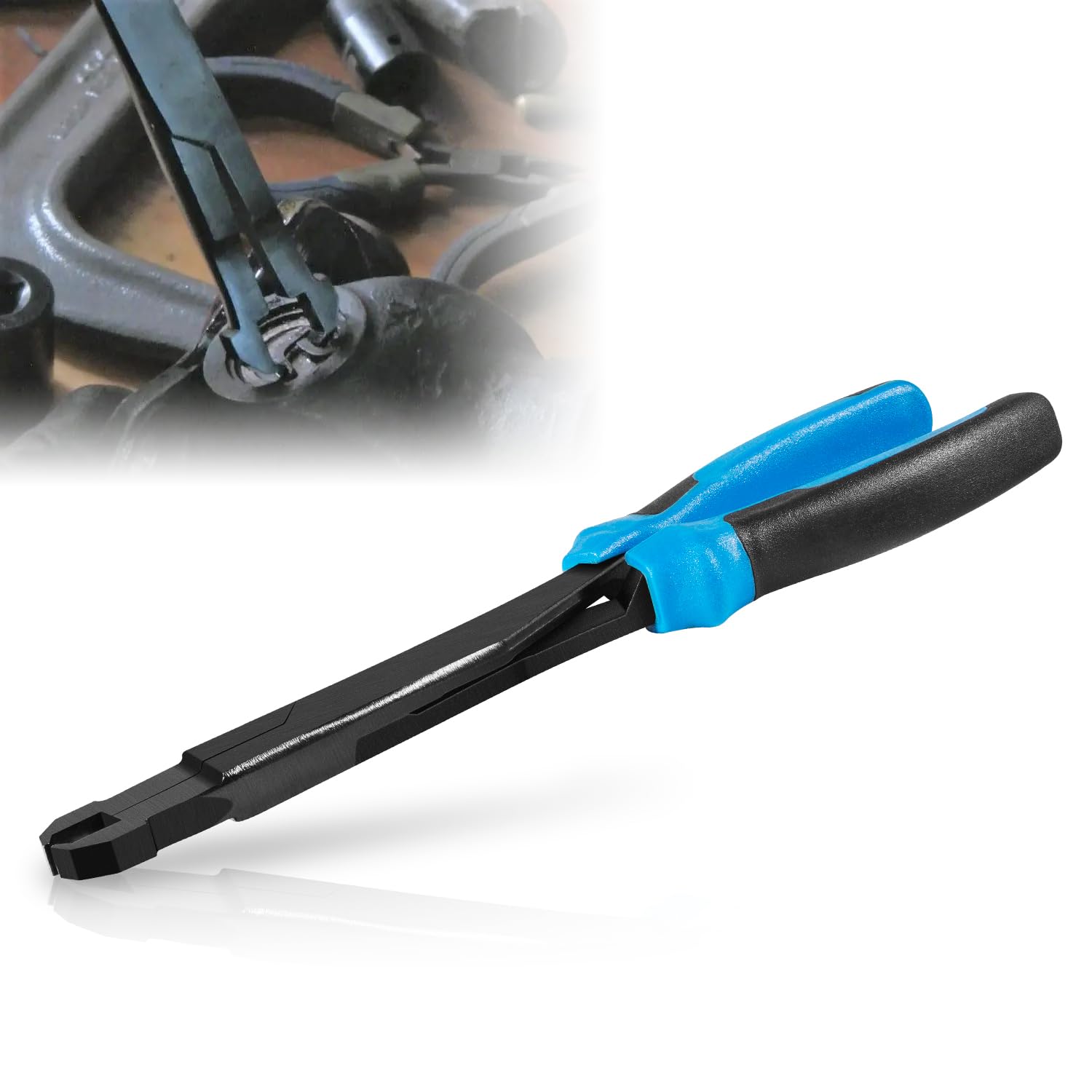 Straight U-Joint Snap Ring Pliers Plastic Push Pin Pliers 70300 for use with Class 1-5 trucks, cars, ATV/UTV and equipment