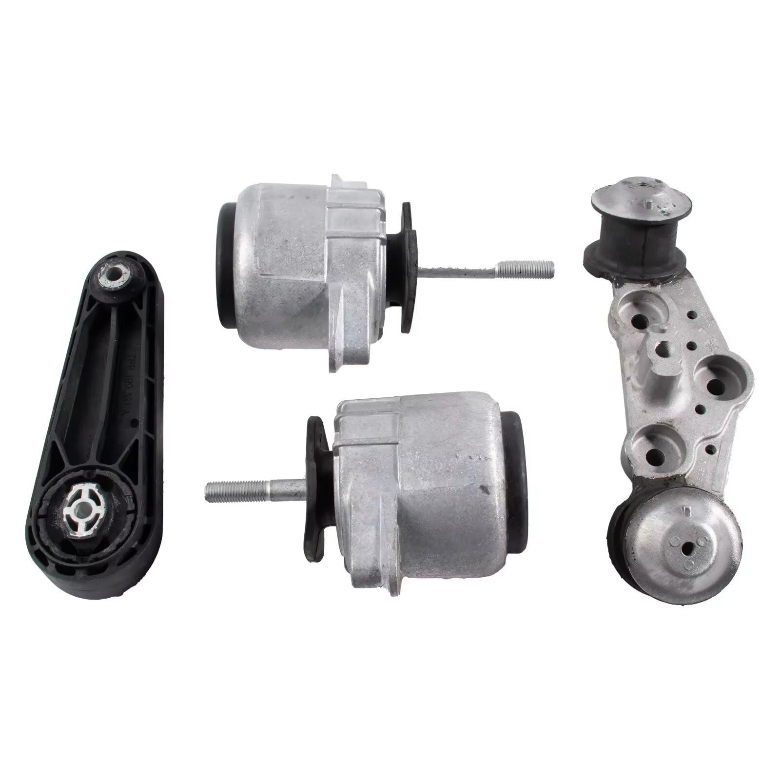 Car Engine Mounts Compatible with Porsche for Panamera 3.0L 3.6L 2011 2012 2013 2014 2015 2016 4PCS Engine Mount Gearbox Bracket Support 94837505712