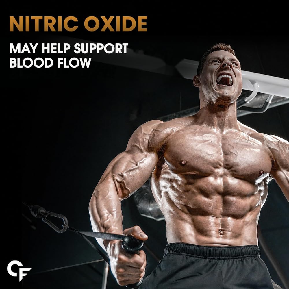 Carbamide Forte Nitric Oxide Supplement for Adults 1200mg with L-Arginine HCL, AAKG, L Citrulline Malate, Beet Root Extract & Caffeine,Veg Capsules 60 Count — Amazon image 7