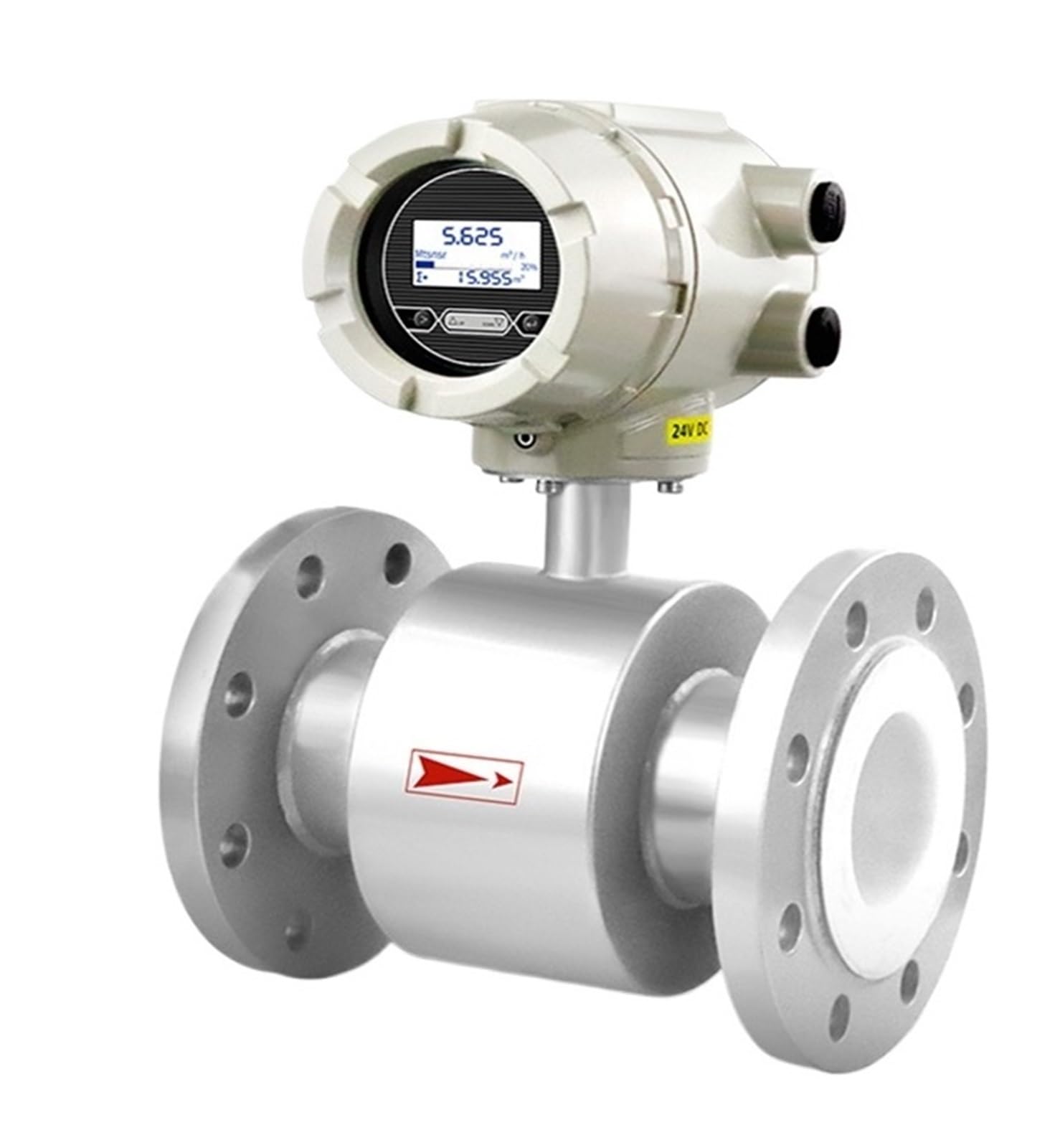 Medidor de Flujo electromagnético con Fuente de alimentación de 24 V CC/220 V CA(DN80)